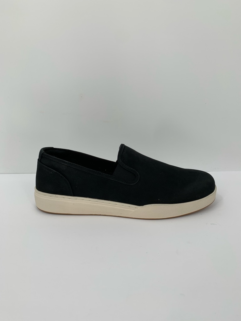 Abeo Encore Slip-on sneaker shoe black suede leather comfort women new 8